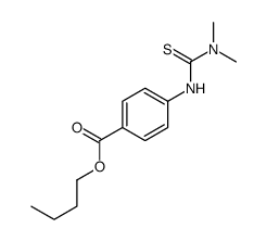 butyl 4-(dimethylcarbamothioylamino)benzoate结构式