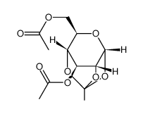 3,6-di-O-acetyl-1,2,4-O-orthoacetyl-α-D-glucopyranose Structure