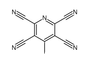 4-Methyl-2,3,5,6-pyridinetetracarbonitrile Structure