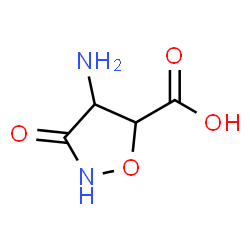 5-Isoxazolidinecarboxylicacid,4-amino-3-oxo-(9CI)结构式