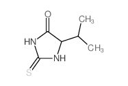 5-propan-2-yl-2-sulfanylidene-imidazolidin-4-one结构式