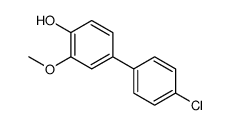 4-(4-chlorophenyl)-2-methoxyphenol Structure