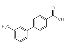 3’-甲基联苯-4-甲酸结构式