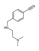 N-[(2-dimethylamino)ethyl]-4-cyanobenzylamine结构式