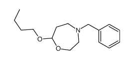 4-benzyl-7-butoxy-1,4-oxazepane结构式