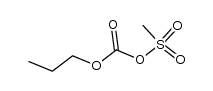 n-propyl methanesulfonate carbonate Structure