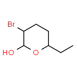 2H-Pyran-2-ol,3-bromo-6-ethyltetrahydro-(9CI)结构式