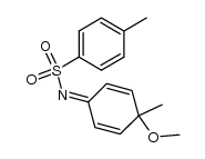 N-Ts-4-methoxy-4-methylcyclohexa-2,5-dienimine Structure