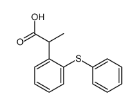 2-(2-phenylsulfanylphenyl)propanoic acid Structure