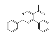 1-(2,4-diphenylpyrimidin-5-yl)ethanone Structure