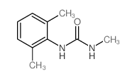 3-(2,6-dimethylphenyl)-1-methyl-urea结构式