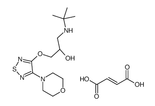 (S)-3-[3-(tert-butylamino)-2-hydroxypropoxy]-4-morpholino-1,2,5-thiadiazole] maleate picture