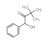 1-hydroxy-3,3-dimethyl-1-phenyl-butan-2-one结构式