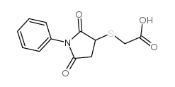 [(2,5-二氧代-1-苯基吡咯烷基-3-基)硫基]乙酸图片