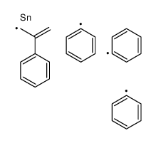 triphenyl(2-phenylprop-2-enyl)stannane Structure