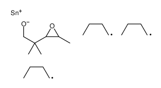 tributyl-[2-methyl-2-(3-methyloxiran-2-yl)propoxy]stannane Structure