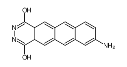 8-amino-2,3,4a,12a-tetrahydronaphtho[2,3-g]phthalazine-1,4-dione结构式