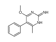 4-methoxy-6-methyl-5-phenylpyrimidin-2-amine Structure