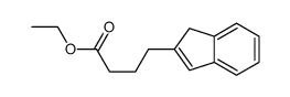 ethyl 4-(1H-inden-2-yl)butanoate结构式