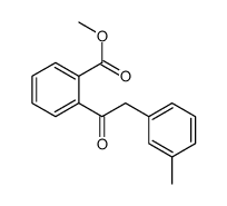 methyl 2-[2-(3-methylphenyl)acetyl]benzoate Structure