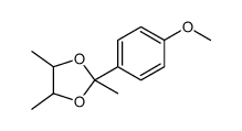 2-(4-methoxyphenyl)-2,4,5-trimethyl-1,3-dioxolane Structure