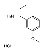 (S)-1-(3-Methoxyphenyl)propan-1-amine hydrochloride structure