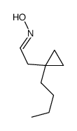 N-[2-(1-butylcyclopropyl)ethylidene]hydroxylamine Structure