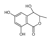 (3S,4S)-4,6,8-trihydroxy-3-methyl-3,4-dihydroisochromen-1-one Structure