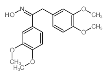 (NZ)-N-[1,2-bis(3,4-dimethoxyphenyl)ethylidene]hydroxylamine Structure