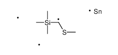 trimethyl-[methylsulfanyl(trimethylstannyl)methyl]silane结构式