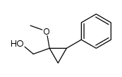 (1-Methoxy-2-phenylcyclopropyl)-methanol Structure