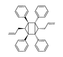(1α,2β,3β,4β,5α,6α)-3,6-diallyl-1,2,4,5-tetraphenyltricyclo[3,1,0,02,4]hexane Structure