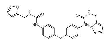 Urea,N,N''-(methylenedi-4,1-phenylene)bis[N'-(2-furanylmethyl)- (9CI)结构式