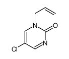 5-chloro-1-prop-2-enylpyrimidin-2-one结构式
