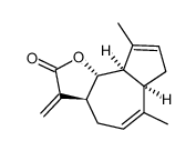 (3aS)-3aβ,4,6aβ,7,9aβ,9bα-Hexahydro-3-methylene-6,9-dimethylazuleno[4,5-b]furan-2(3H)-one结构式