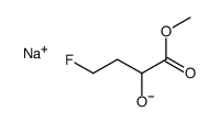 4-Fluoro-2-sodiooxybutyric acid methyl ester Structure