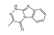 [1,2,4]Triazino[4,3-a]benzimidazol-4(1H)-one,3-methyl-(9CI) Structure