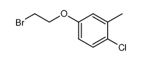 4-(2-bromoethoxy)-1-chloro-2-methylbenzene structure