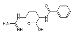 Arginine, N2-benzoyl structure