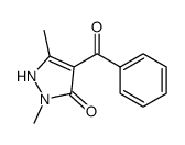 1,3-dimethyl-4-benzoyl-5-pyrazolone结构式