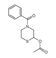 2-acetoxy-4-benzoyl-thiomorpholine Structure