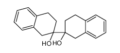 2-(2-hydroxy-3,4-dihydro-1H-naphthalen-2-yl)-3,4-dihydro-1H-naphthalen-2-ol结构式