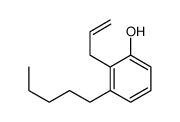 3-pentyl-2-prop-2-enylphenol Structure