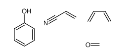 buta-1,3-diene,formaldehyde,phenol,prop-2-enenitrile结构式