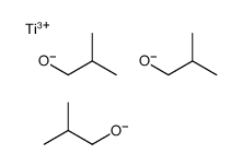 titanium(3+) 2-methylpropanolate结构式