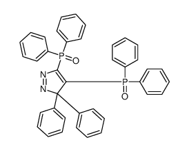 4,5-bis(diphenylphosphoryl)-3,3-diphenylpyrazole Structure