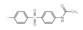 Acetamide,N-[4-[(4-chlorophenyl)sulfonyl]phenyl]- Structure