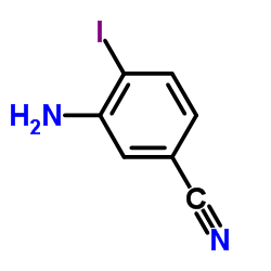 3-Amino-4-iodobenzonitrile structure