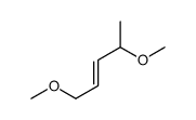 1,4-dimethoxypent-2-ene Structure