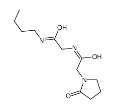 N-butyl-2-[[2-(2-oxopyrrolidin-1-yl)acetyl]amino]acetamide Structure